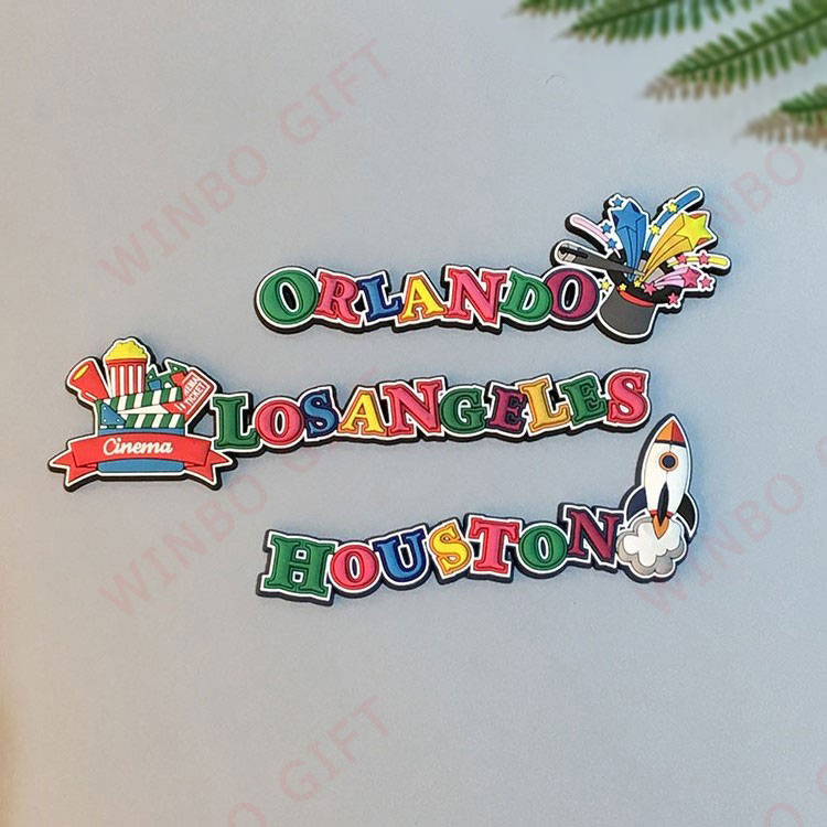 英文字母廣告冰箱貼