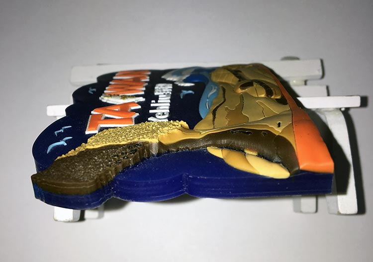 3D立體PVC廣告冰箱（xiāng）貼（tiē）磨砂側麵