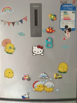 買（mǎi）了很多個，統一評價，這是買（mǎi）的冰（bīng）箱貼中算好的（de）了，顏色清晰，美（měi）美噠，買回來姑娘就都給貼冰箱（xiāng）了。