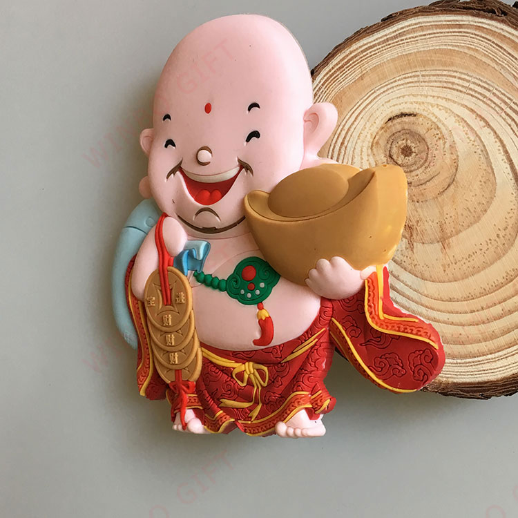 壽星立體PVC冰箱貼（tiē）右側（cè）麵