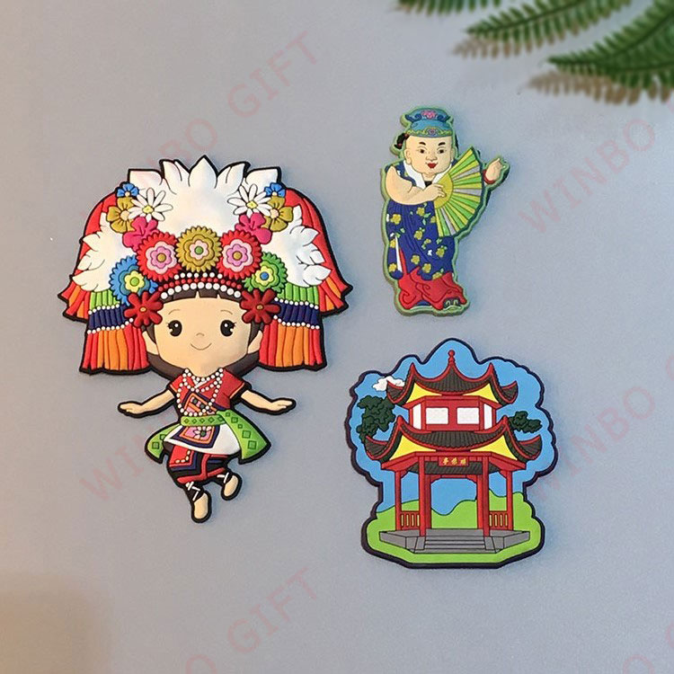 3D立(lì)體人物冰箱貼