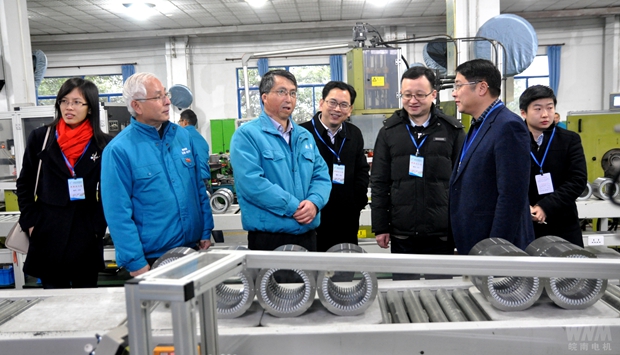 清華大學組織部副部長來好色先生视频污電機考察 清華大學組織部副部長來皖(wǎn)南電機考察