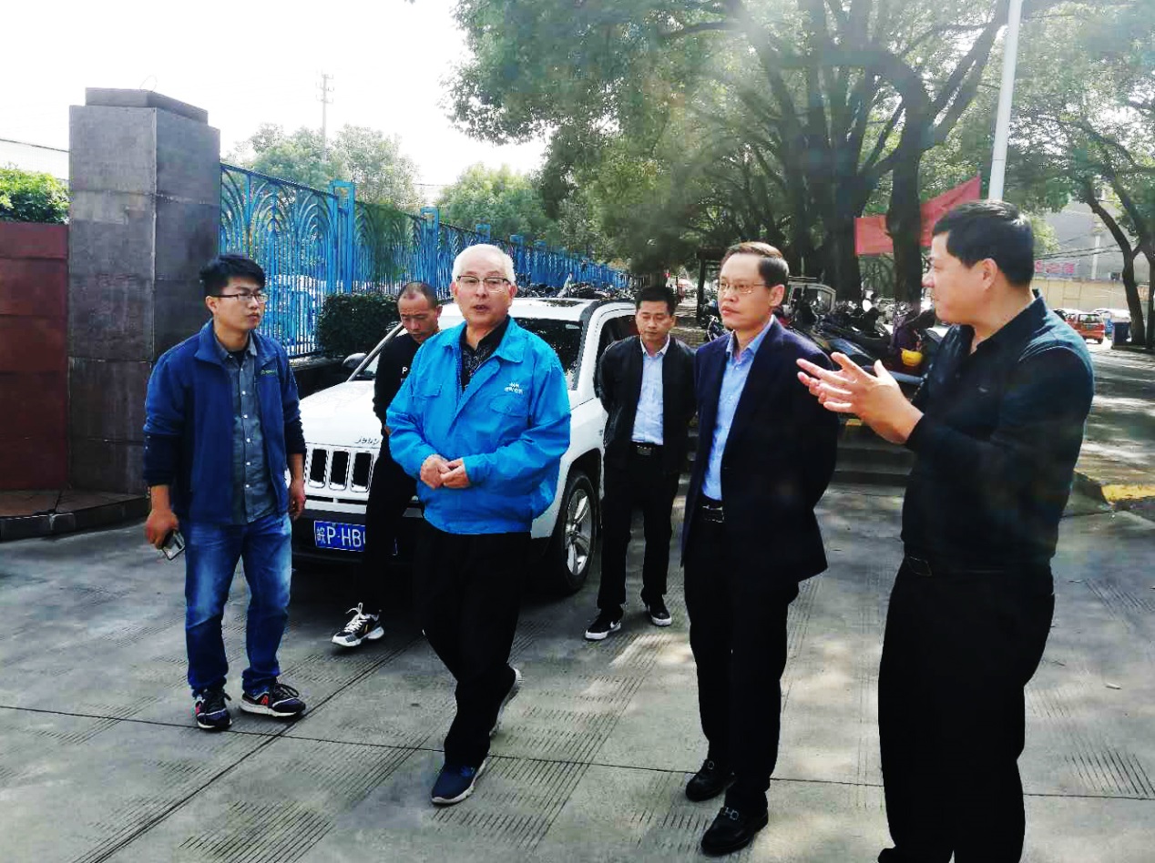 縣委書(shū)記到公司調研環保工作 縣委書記(jì)到公司調研環保工作