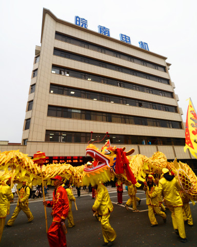 騰（téng）龍鬧新春南華更輝煌
